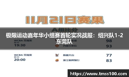 极限运动嘉年华小组赛首轮实况战报：绍兴队1-2东莞队